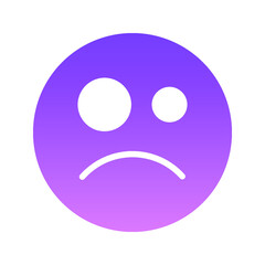 Smiley emojis gradients icons