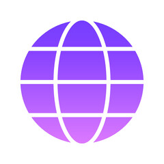 Globe Glyph Gradient