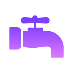 Water Tap Glyph Gradient