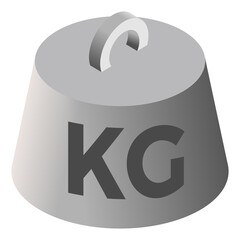Weight - Isometric 3d illustration.