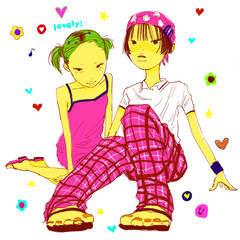 Lovely cute girls