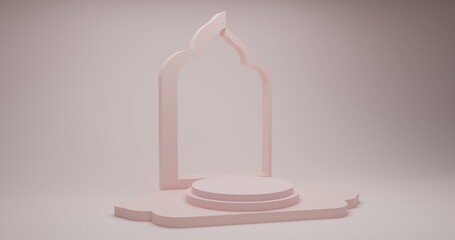 stage for product advertisement.