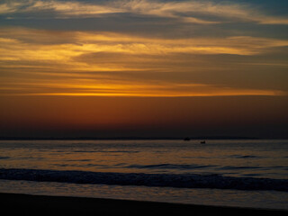 Fototapeta na wymiar Sunrise, beach, Mui Ne, Vietnam