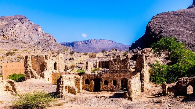 Tanuf Ruins in Sultanate of Oman