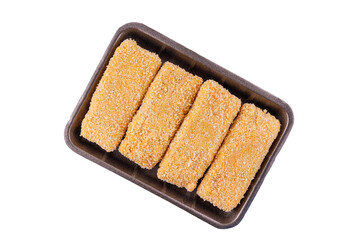 cordon bleu on white background for restaurant menu