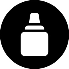 glue glyph icon