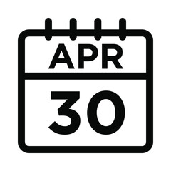 04-Apr - 30 Line Icon