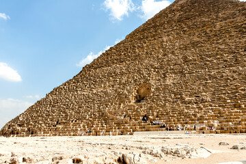 Fototapeta na wymiar Giza pyramid in Egypt