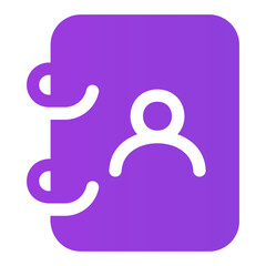 address book gradient icon