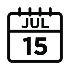 07-Jul - 15 Line Icon