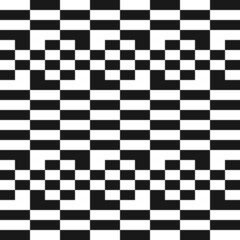 Rectangles checker design. Simple canvas wallpaper pattern. Vector checker board texture, large size.
