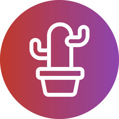 cactus gradient icon