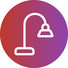table lamp gradient icon