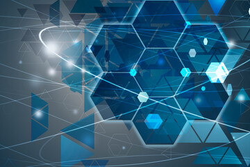 Innovation Computer Data Business Technology future connection Marketing concept Background