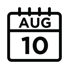 08-Aug - 10 Line Icon