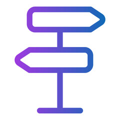 directions gradient icon