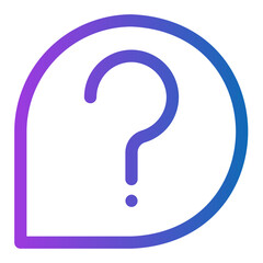 faq gradient icon