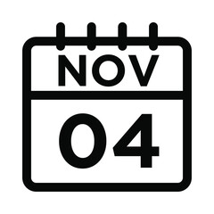 11- Nov - 04 Line Icon