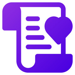 wishlist icon illustration