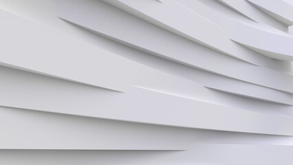 Fototapeta premium white volumes as background and texture. Background for video and television studio