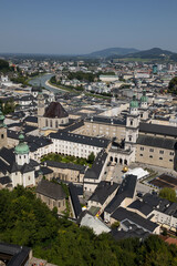 Fototapeta na wymiar Salzburg, Austria the beautiful city of Mozart