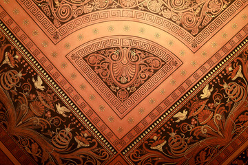 Ceiling with ornament in palace