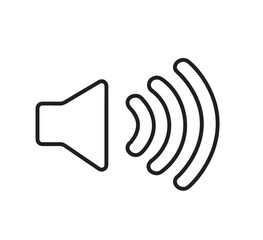 Speaker icon. volume icon vector illustration