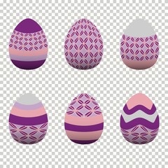 Colorful egg design In celebration of Easter Day. Vector illustration Eps10