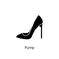 Pump icon in vector. Logotype