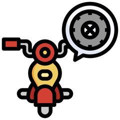 TYRE filled outline icon,linear,outline,graphic,illustration