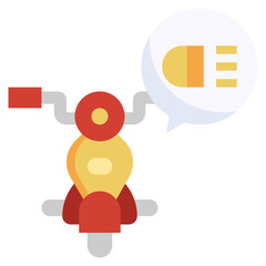 CAR LIGHT flat icon,linear,outline,graphic,illustration