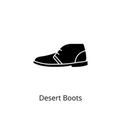 Desert Boots icon in vector. Logotype