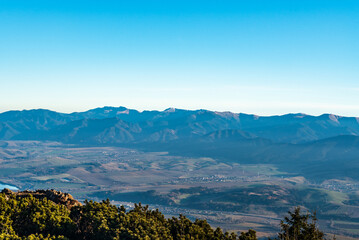 Nizke Tatry mountains from Velky Choc hill in Chocske vrchy mountains in Slovakia © honza28683