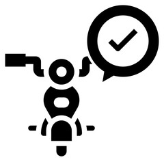 VERIFICATION glyph icon,linear,outline,graphic,illustration