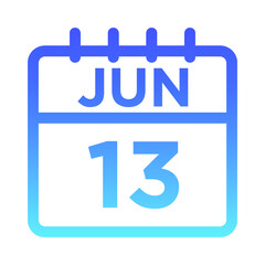 06-Jun - 13 Line Gradient