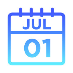 07-Jul - 01 Line Gradient