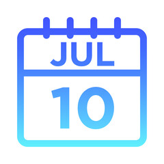 07-Jul - 10 Line Gradient