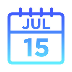 07-Jul - 15 Line Gradient