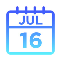 07-Jul - 16 Line Gradient