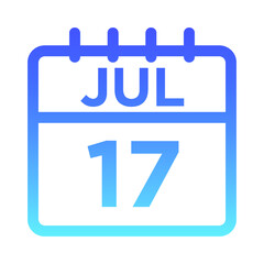 07-Jul - 17 Line Gradient