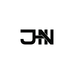 jhn letter original monogram logo design