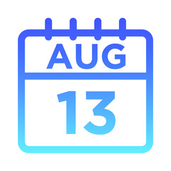 08-Aug - 13 Line Gradient