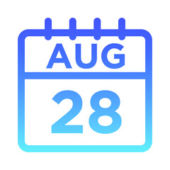 08-Aug - 28 Line Gradient