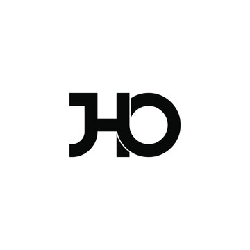 jho letter original monogram logo design