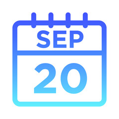 09-Sep - 20 Line Gradient