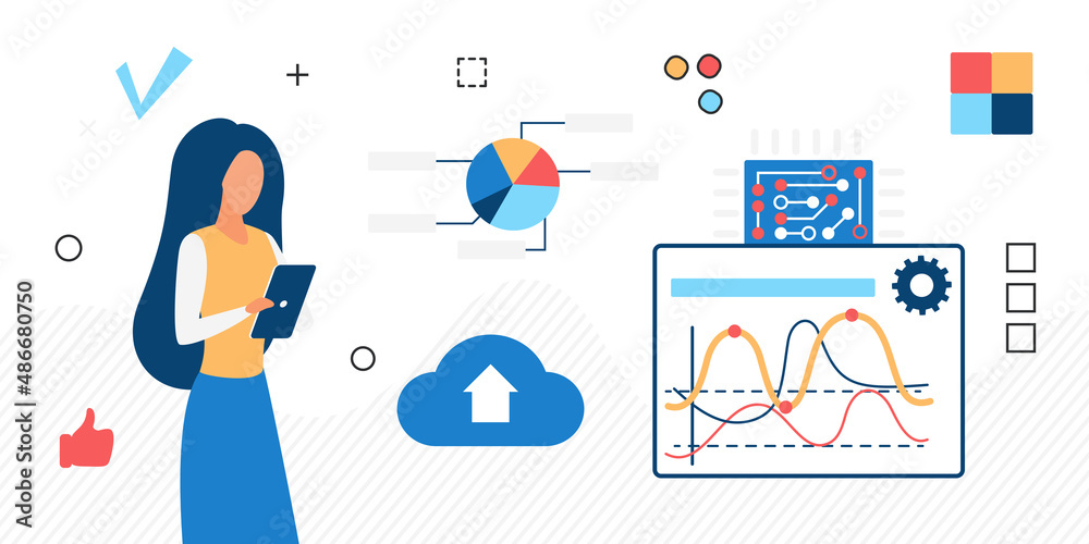 Poster market data statistics annual evolution information. financial and operational marketplace report an