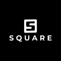 letter S square logo design