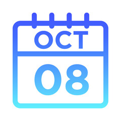 10- Oct - 08 Line Gradient