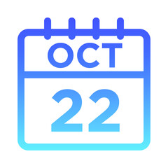 10- Oct - 22 Line Gradient