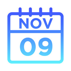 11- Nov - 09 Line Gradient